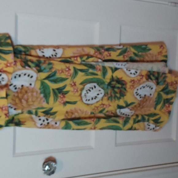 Farm Rio Yellow Biriba Midi Sleeveless Dress - Picture 9 of 16